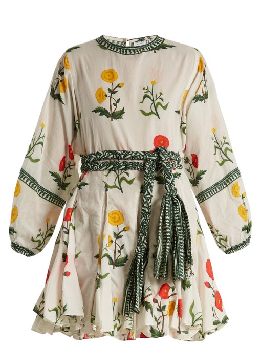 Ella floral-print cotton mini dress | Rhode Resort | MATCHESFASHION.COM US