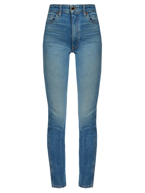 Vanessa high-rise slim-leg jeans | Khaite | MATCHESFASHION.COM US