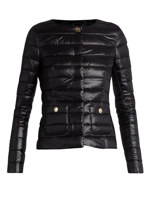 Collarless quilted down jacket | Herno | MATCHESFASHION UK