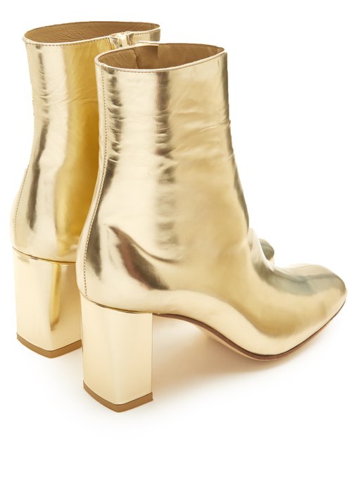Agnes block-heel leather ankle boots | Maryam Nassir Zadeh ...