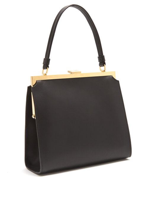 Elegant leather top-handle bag | Mansur Gavriel | MATCHESFASHION US