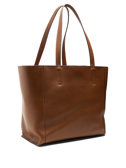 chloé milo leather & suede tote