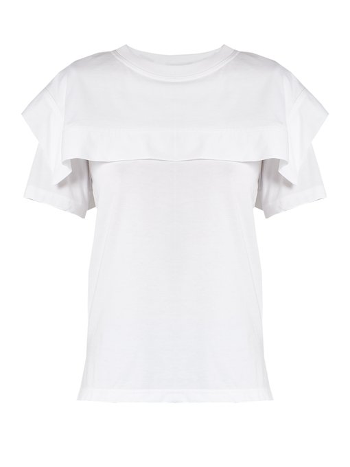 Sailor-collar cotton-jersey T-shirt | Chloé | MATCHESFASHION.COM US