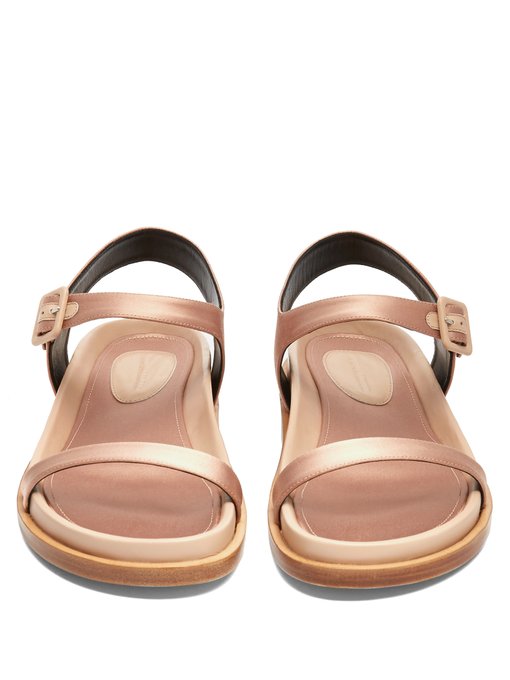 Moulded-insole satin sandals | Jil Sander | MATCHESFASHION US
