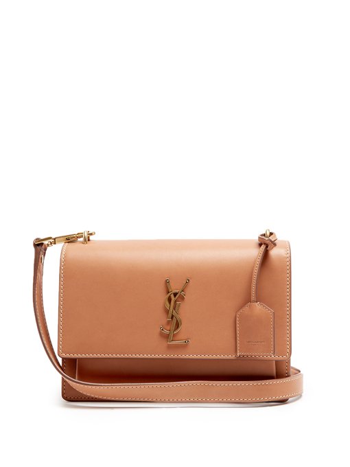 saint laurent medium sunset leather shoulder bag