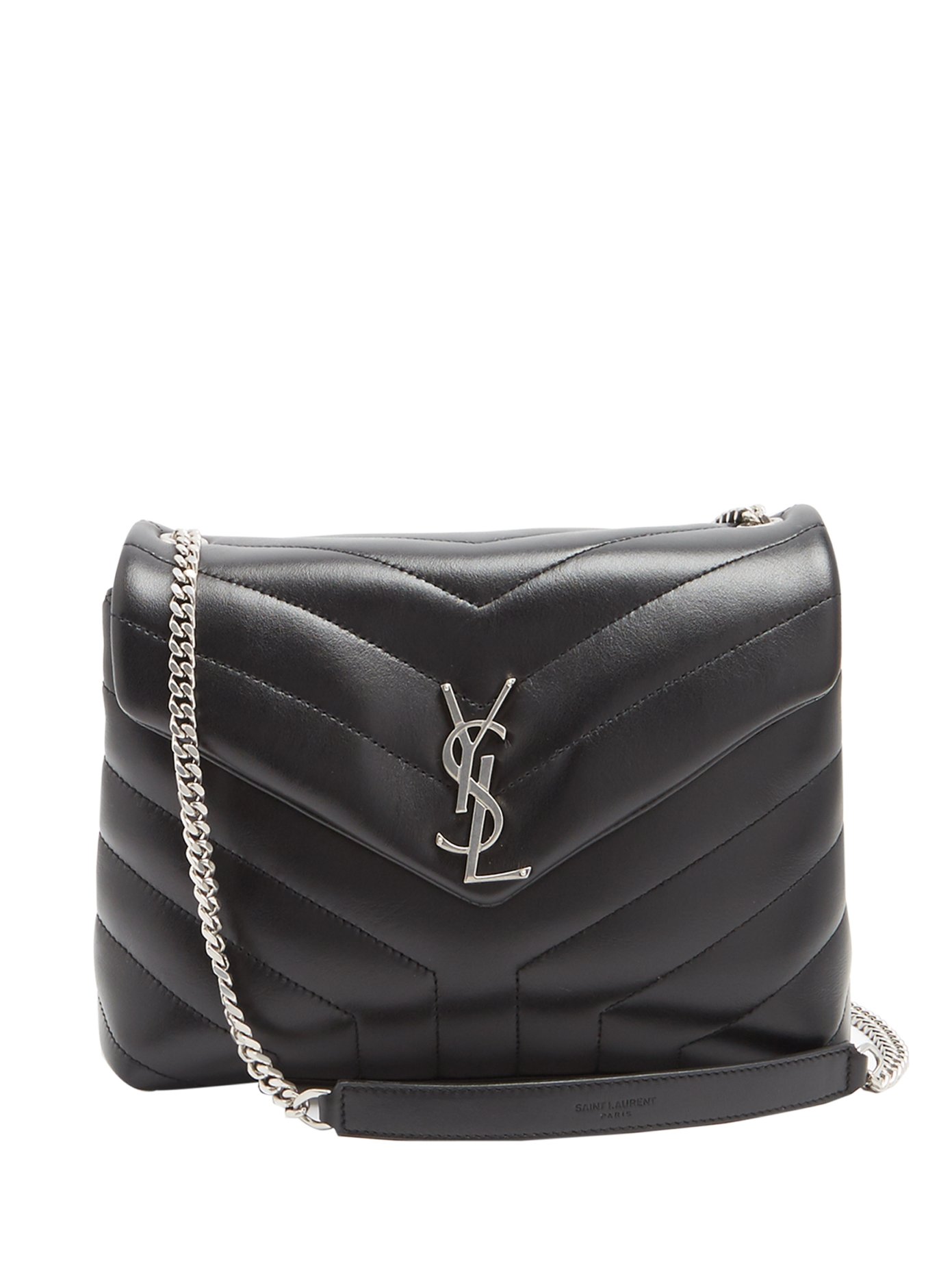 saint laurent small monogram quilted leather bag