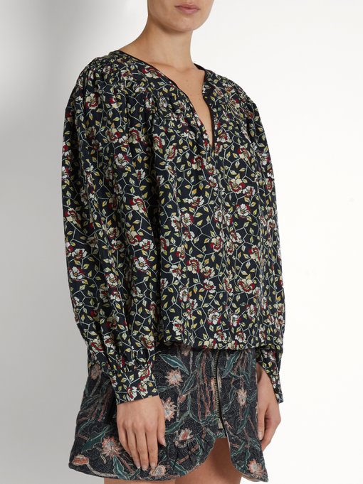 Ryton floral-print silk blouse | Isabel Marant | MATCHESFASHION US