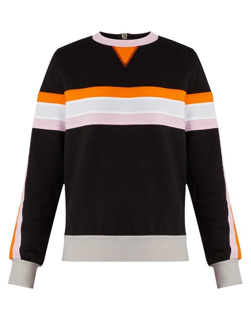 Nau colour-block cotton-blend sweatshirt | NO KA'OI | MATCHESFASHION US