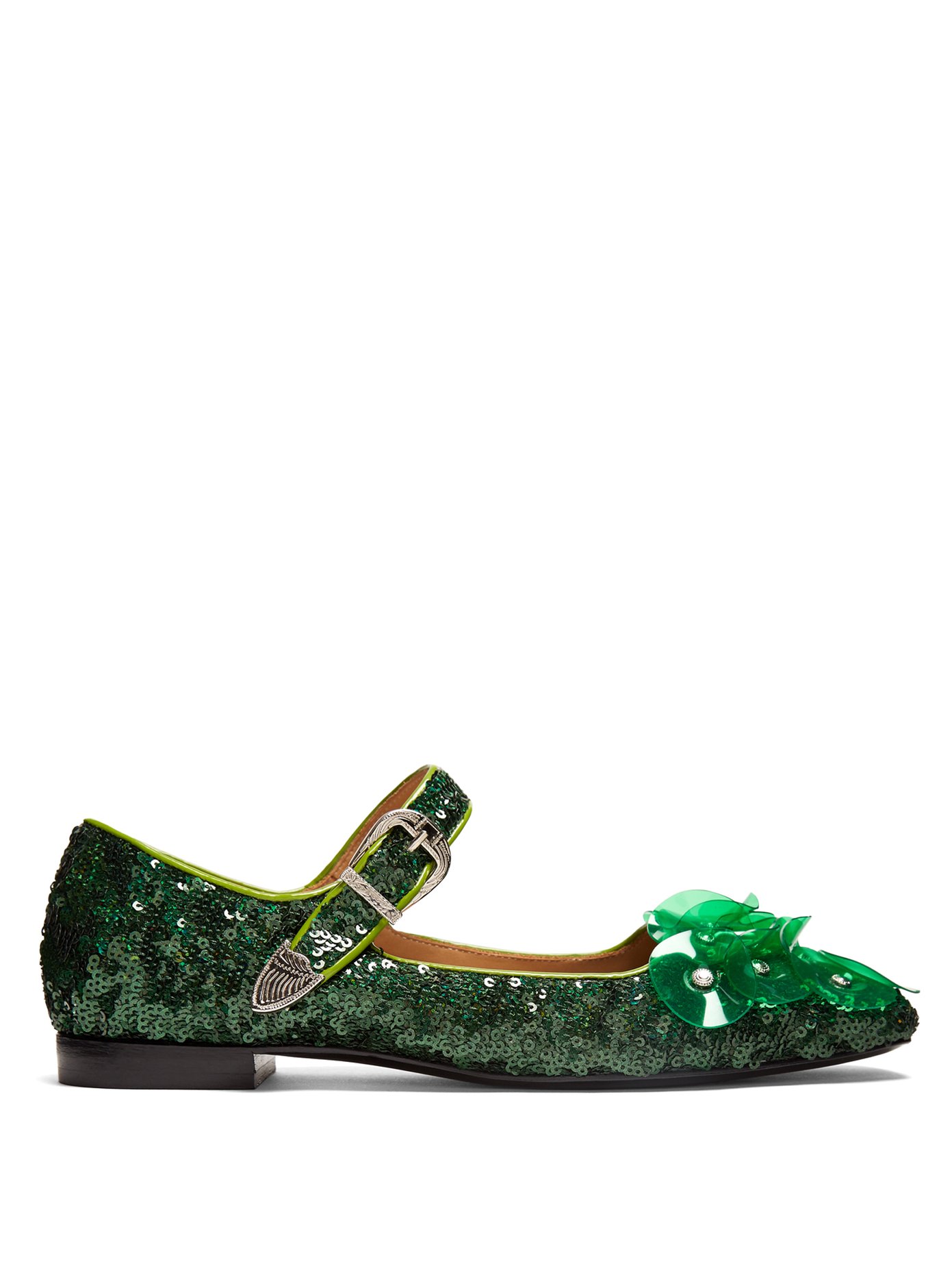 green ballet flats australia