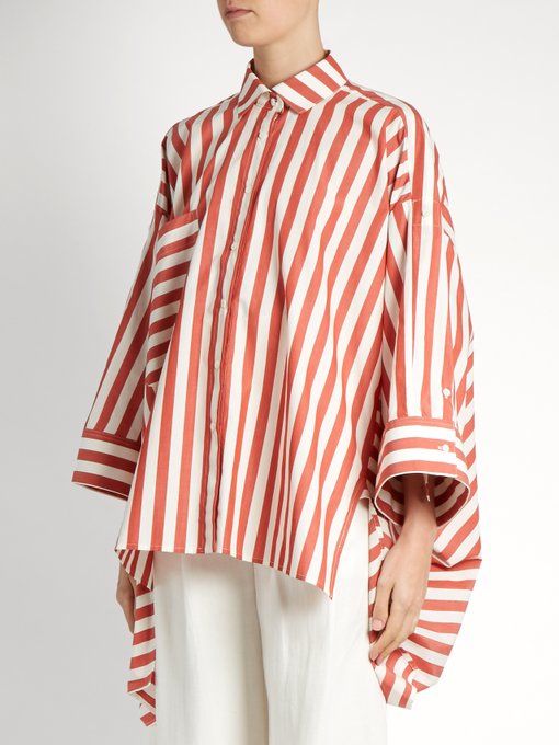 Poet patch-pocket striped shirt | Palmer//Harding | MATCHESFASHION US