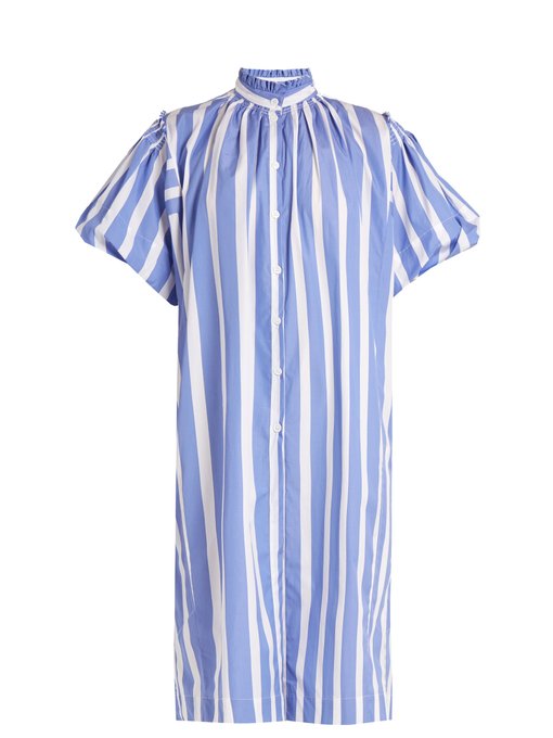 Gloria striped cotton-poplin dress | Thierry Colson | MATCHESFASHION.COM UK