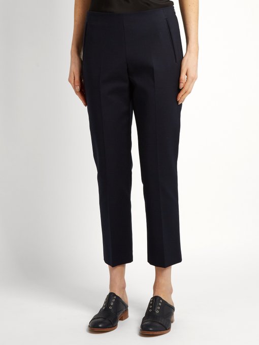 Nowa stretch-cotton cropped trousers | The Row | MATCHESFASHION US