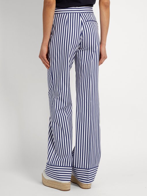 Striped cotton trousers | MSGM | MATCHESFASHION UK