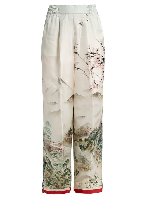 Japanese-print silk pyjama trousers | F.R.S – For Restless Sleepers ...