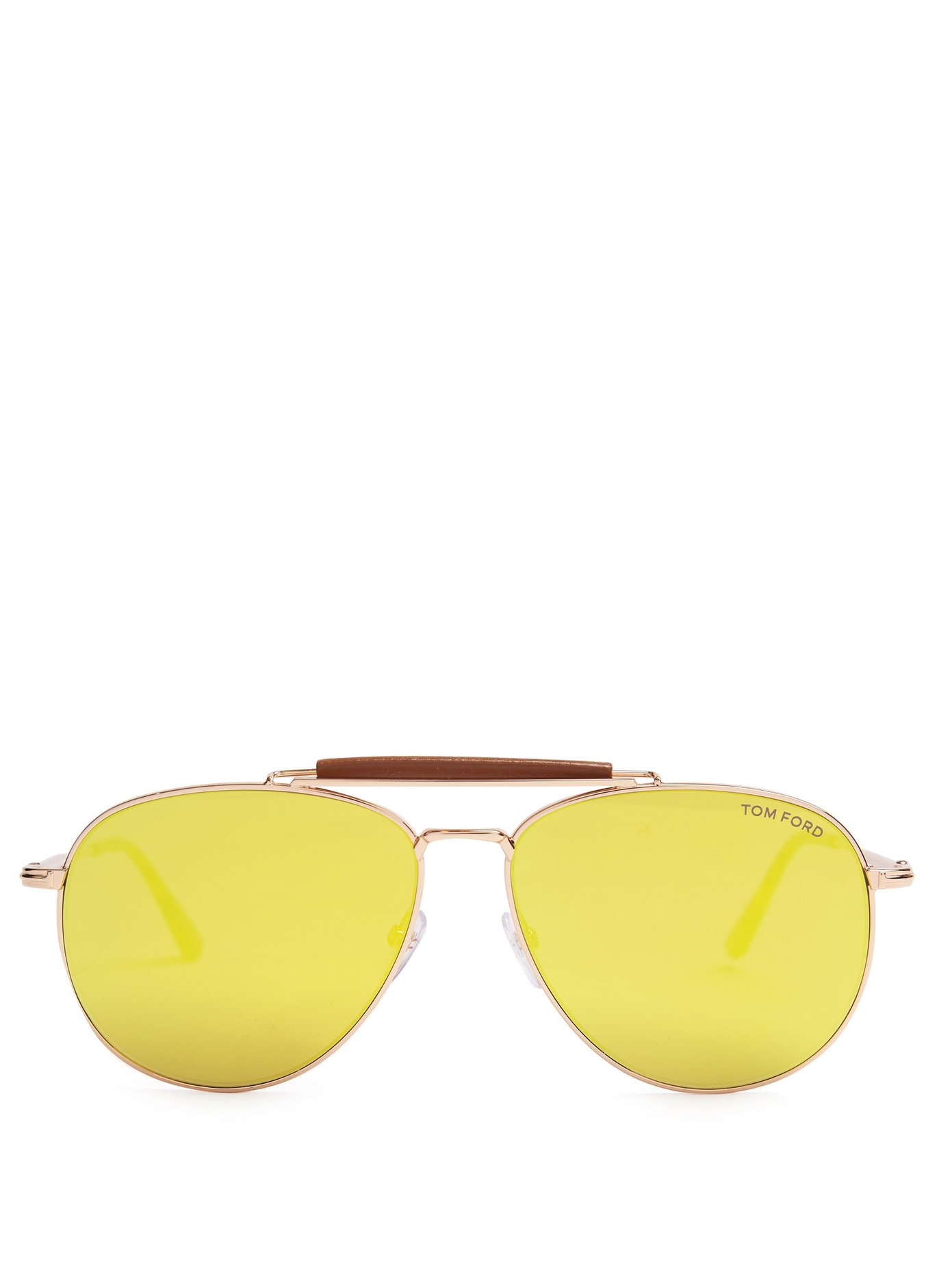 Sean Mirrored Aviator Sunglasses Tom Ford Eyewear Matchesfashion Us