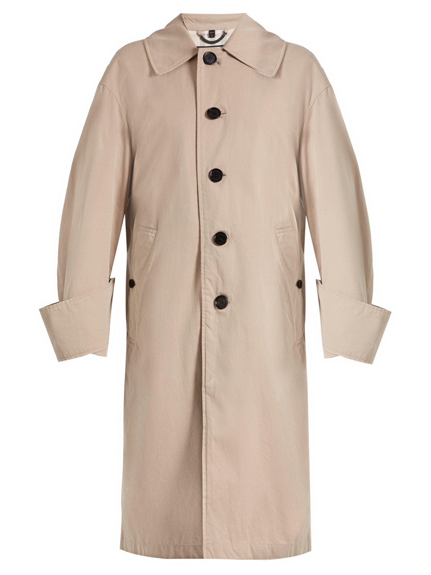 tropical gabardine trench coat