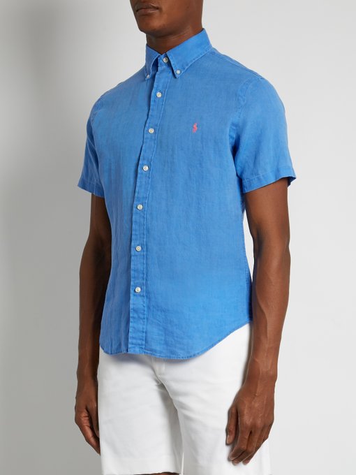 Short-sleeved linen shirt | Polo Ralph 