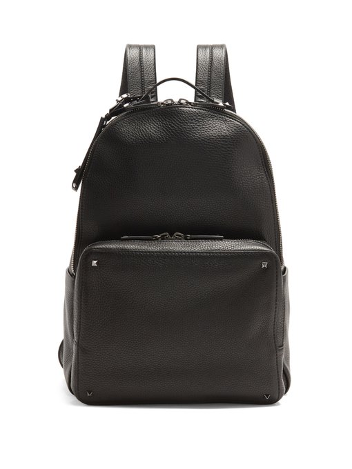 Rockstud-embellished leather backpack | Valentino | MATCHESFASHION US