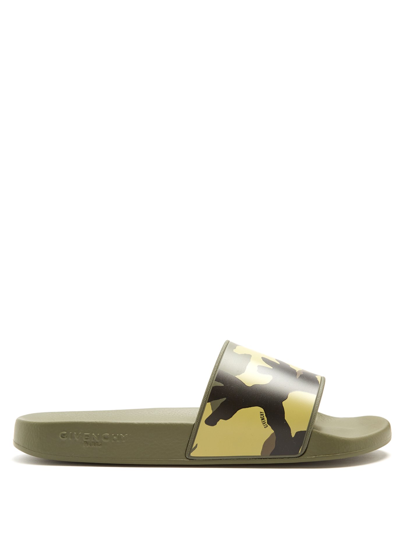 Camouflage-print pool slides | Givenchy 