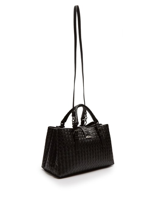 Roma small intrecciato leather cross-body bag | Bottega Veneta ...