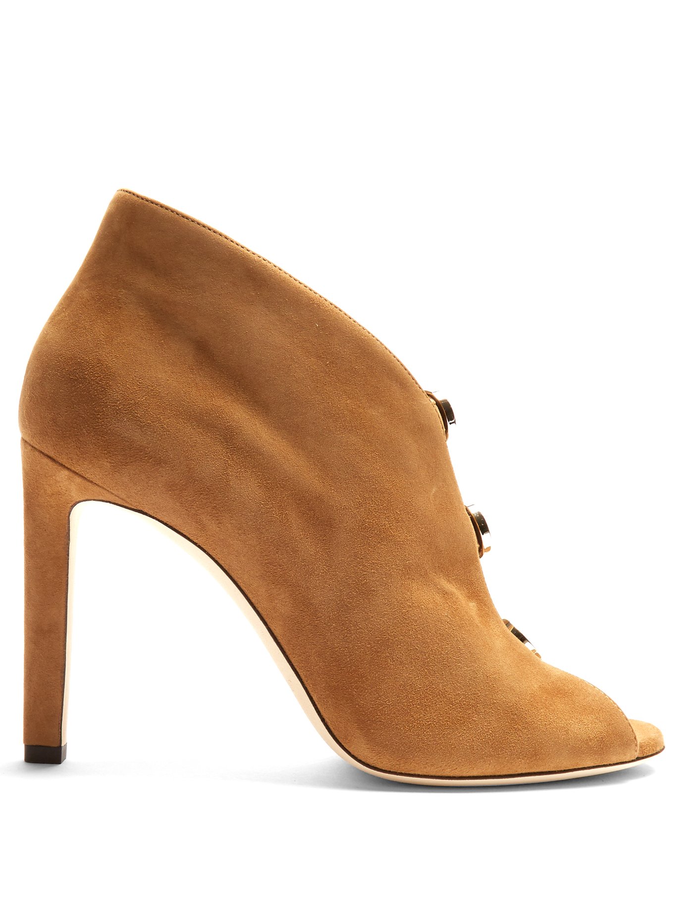 Lorna 100mm suede ankle boots | Jimmy 