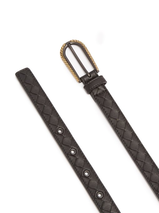 Intrecciato leather belt | Bottega Veneta | MATCHESFASHION UK