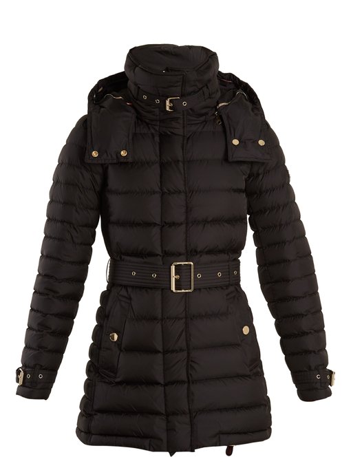 Harrowden belted quilted down coat 