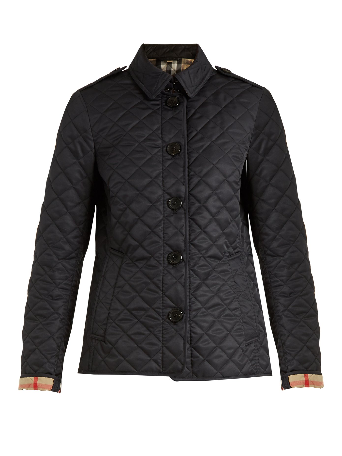 ashurst quilted jacket black