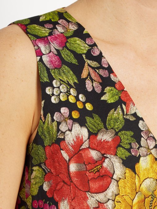 Carmen peony-print stretch-cotton sleeveless top | Etro | MATCHESFASHION UK