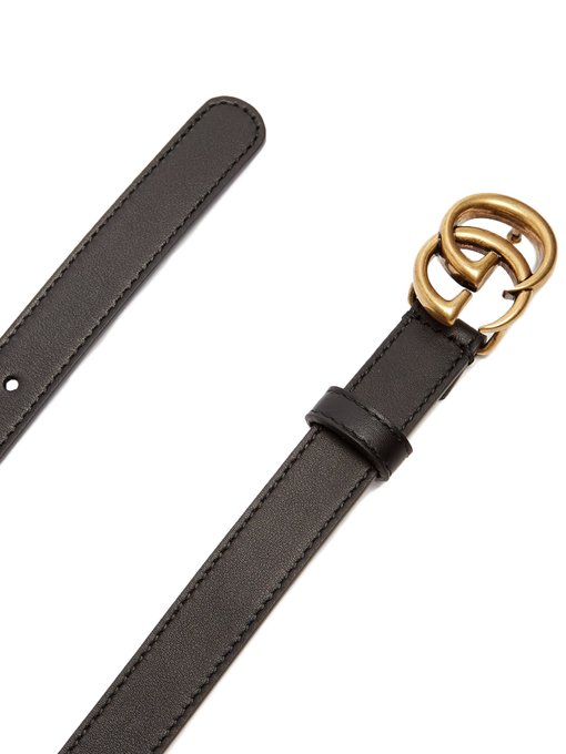 GG-logo 2cm leather belt | Gucci | MATCHESFASHION.COM UK