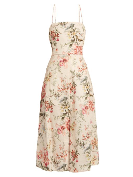 Mercer floral-print open-back dress | Zimmermann | MATCHESFASHION US