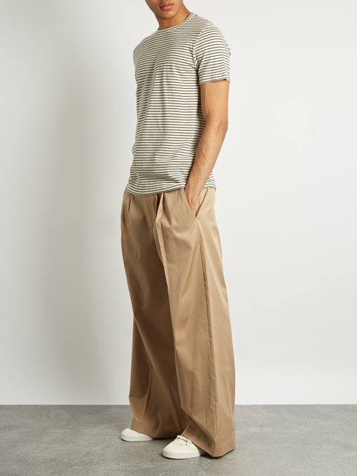 Wide-leg cotton chino trousers | Raey | MATCHESFASHION UK