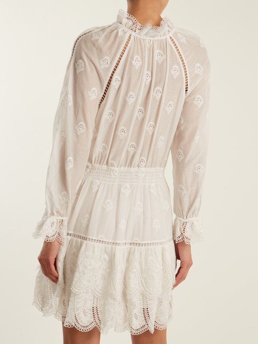 Tulsi broderie-anglaise cotton-blend dress | Zimmermann | MATCHESFASHION UK