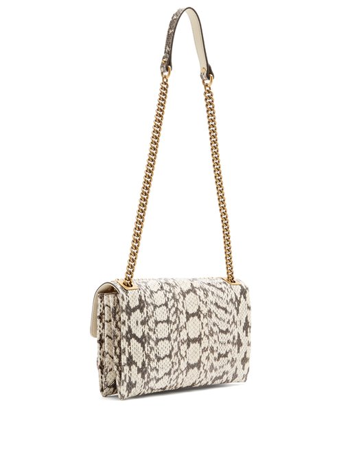 Embellished watersnake shoulder bag | Gucci | MATCHESFASHION US