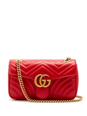 GG Marmont small quilted-leather cross-body bag | Gucci | MATCHESFASHION US