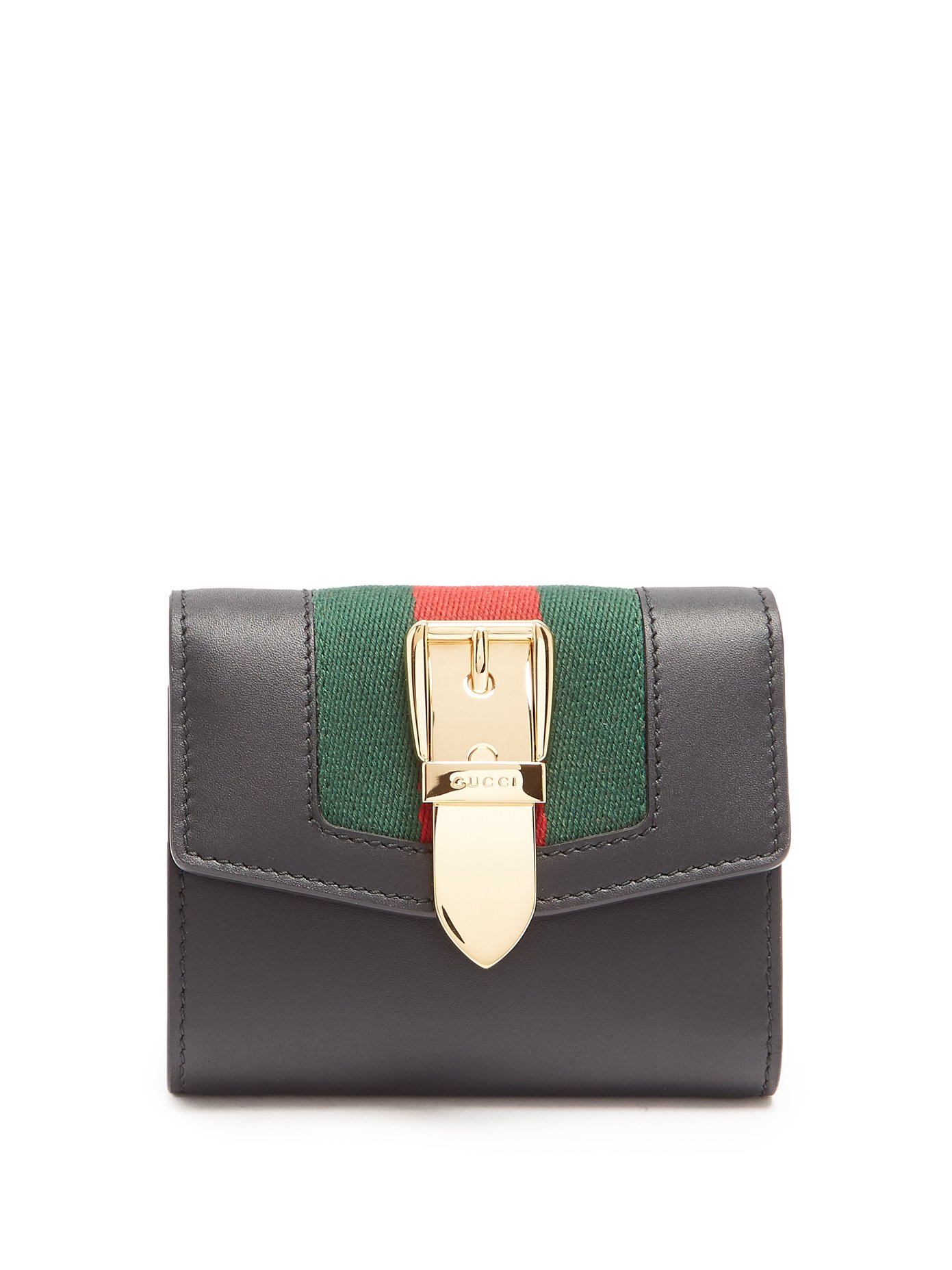 Sylvie leather wallet | Gucci 