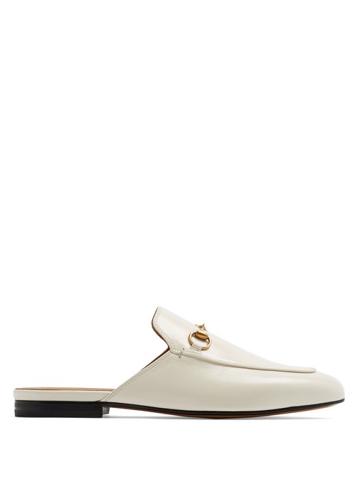 Princetown leather backless loafers | Gucci | MATCHESFASHION UK