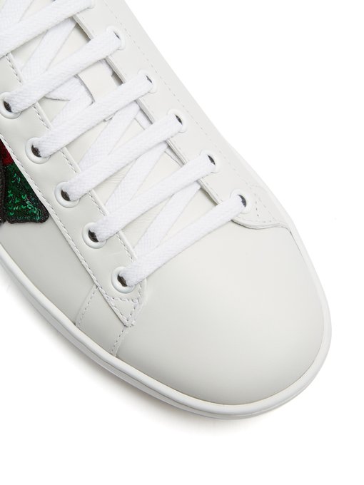 gucci trainers with lips