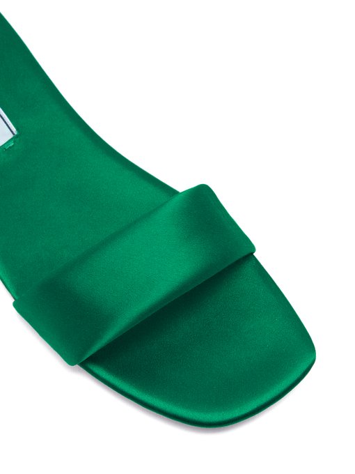 green prada slides