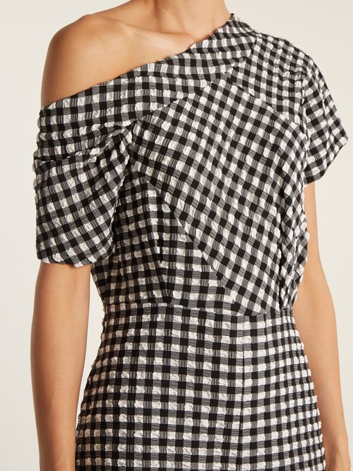 Gingham one-shoulder dress | Rachel Comey | MATCHESFASHION UK