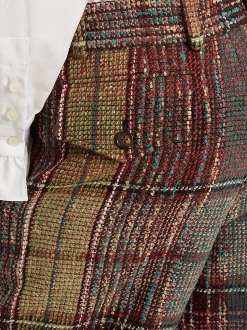 Wide-leg wool-blend tweed trousers | Chloé | MATCHESFASHION.COM UK