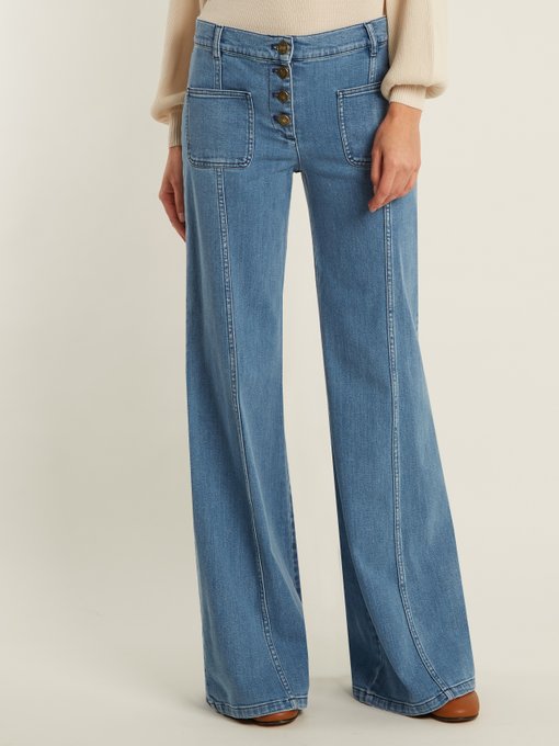 Mid-rise flared jeans | Chloé | MATCHESFASHION.COM US