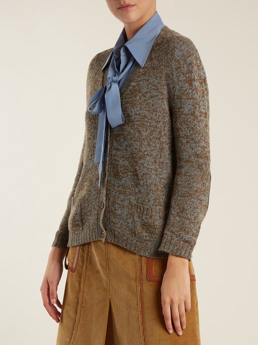 V-neck cashmere-knit cardigan | Prada | MATCHESFASHION AU