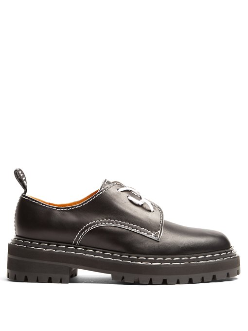 Trek-sole leather derby shoes | Proenza Schouler | MATCHESFASHION UK