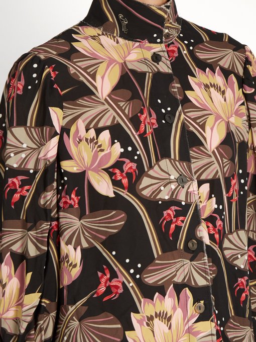 X Paula’s Ibiza floral-print crepe blouse | Loewe | MATCHESFASHION US