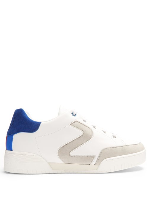 Stella low-top faux-leather trainers 