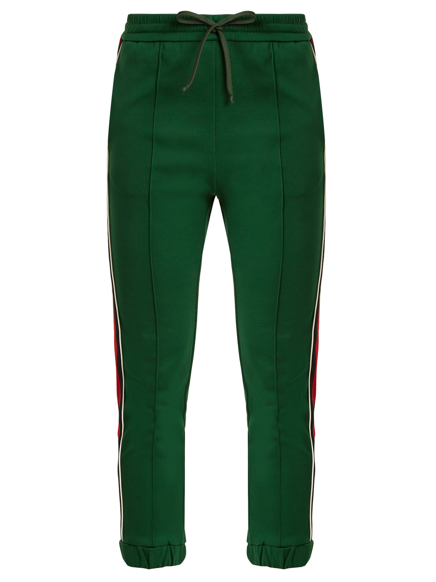 green gucci track pants