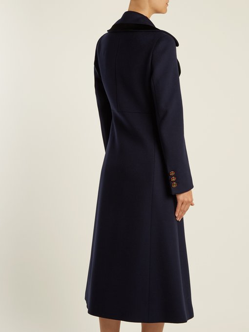 Double-breasted peak-lapel wool coat | Gucci | MATCHESFASHION.COM US