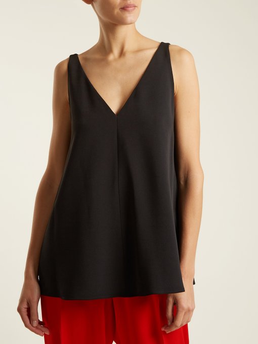 Sutton stretch-cady sleeveless top | Stella McCartney | MATCHESFASHION ...