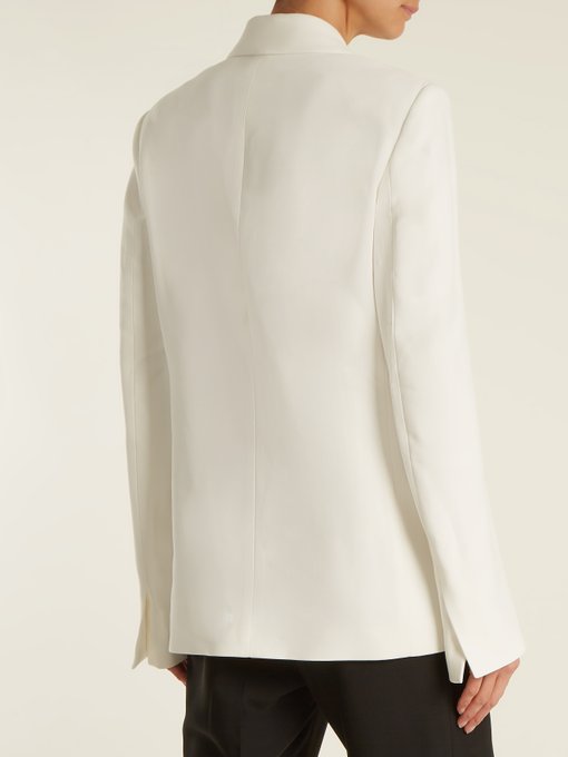 Isa peak-lapel stretch-piqué jacket | Khaite | MATCHESFASHION.COM US